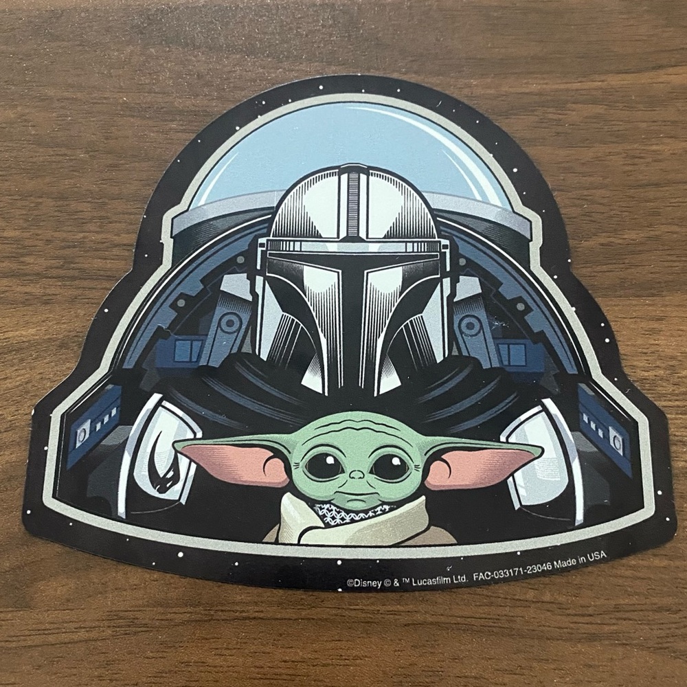 Mandalorian and Grogu Magnet